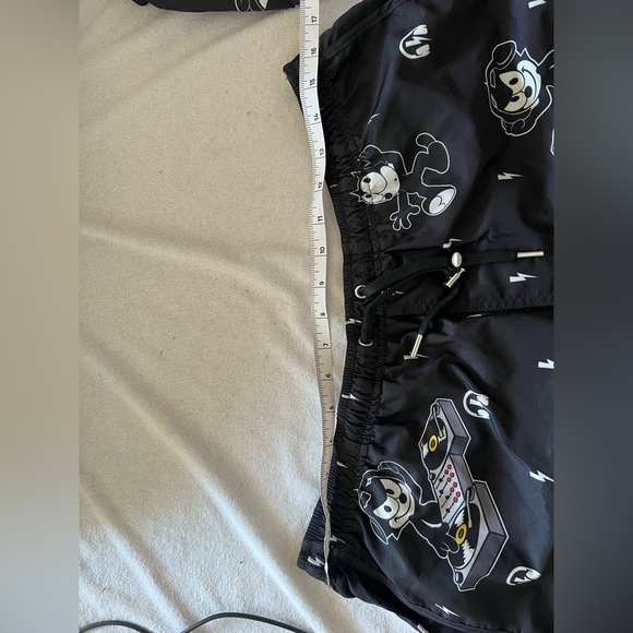 Neil Barrettx Felix The Cat Thunderbolt swim shorts
